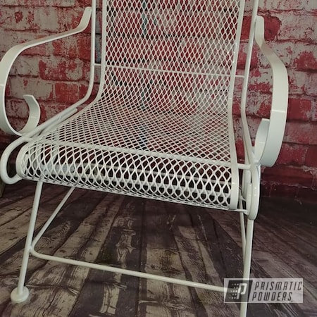 Powder Coating: Patio Chair,Lawn Chair,Gloss White PSS-5690,Patio Furniture,Miscellaneous