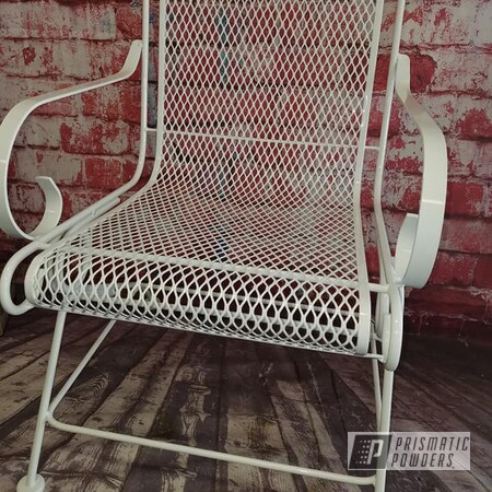 Powder Coating: Patio Chair,Lawn Chair,Gloss White PSS-5690,Patio Furniture,Miscellaneous