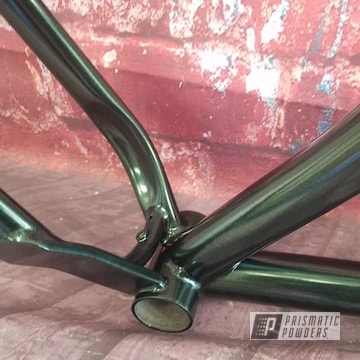 Powder Coated Refinished Bicycle Frame In Pmb-1006