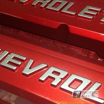 Powder Coated Chevy Valve Covers In Hss-2345 And Upb-4842