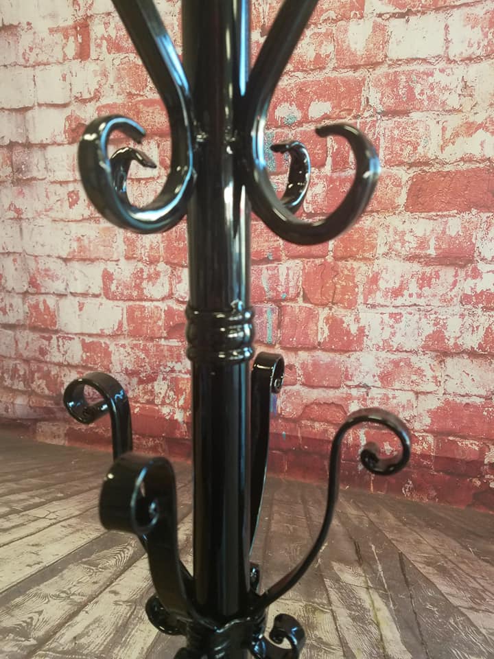 Powder Coat Rac Coat Rack with Ink Black | Prismatic Powders