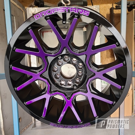 Powder Coating: Aluminum Wheels,Jeep,Clear Vision PPS-2974,Illusion Purple PSB-4629,Automotive,Wheels