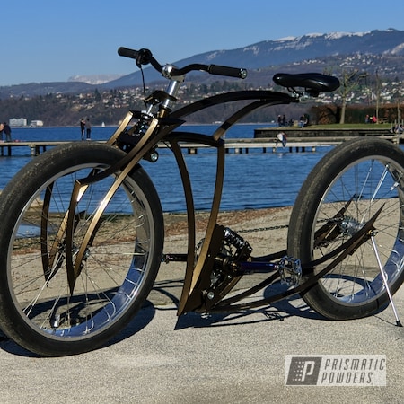 Powder Coating: Frame,Bike Parts,Bicycles,Bicycle,Bronze Chrome PMB-4124,Bicycle Frame