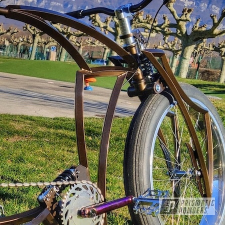 Powder Coating: Frame,Bike Parts,Bicycles,Bicycle,Bronze Chrome PMB-4124,Bicycle Frame