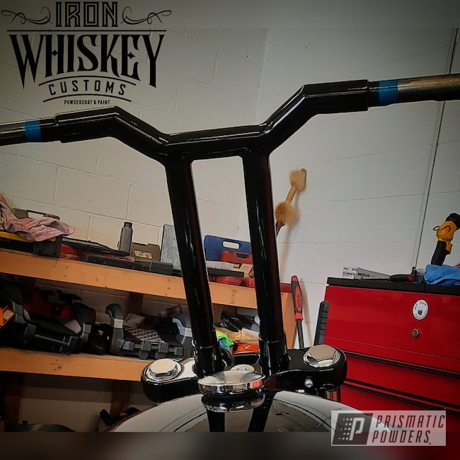Powder Coated Refinished Motorcycle Handlebars In Pss-0106