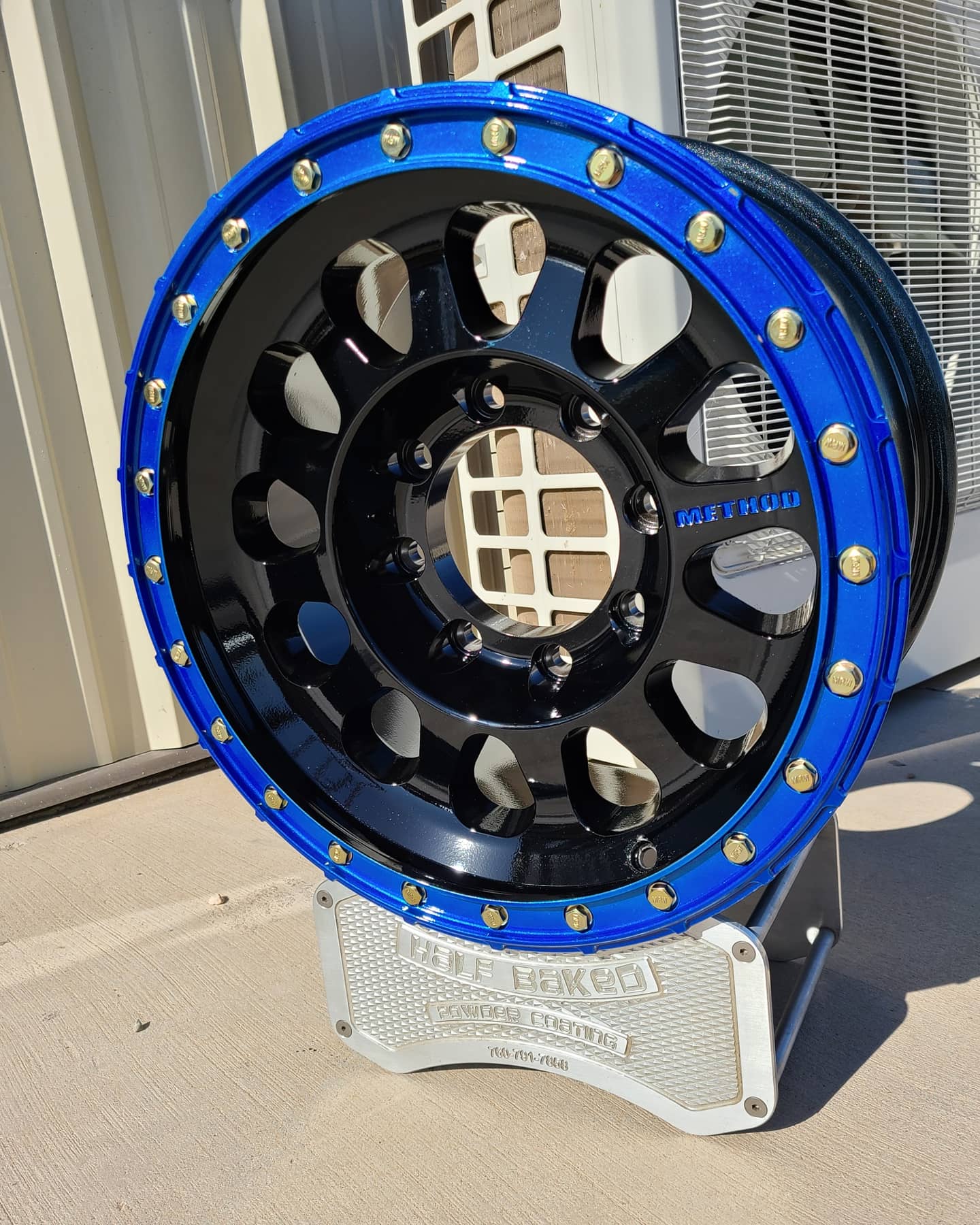 Two Tone Method Rims finished with Clear Vision, Illusion Blueberry and ...