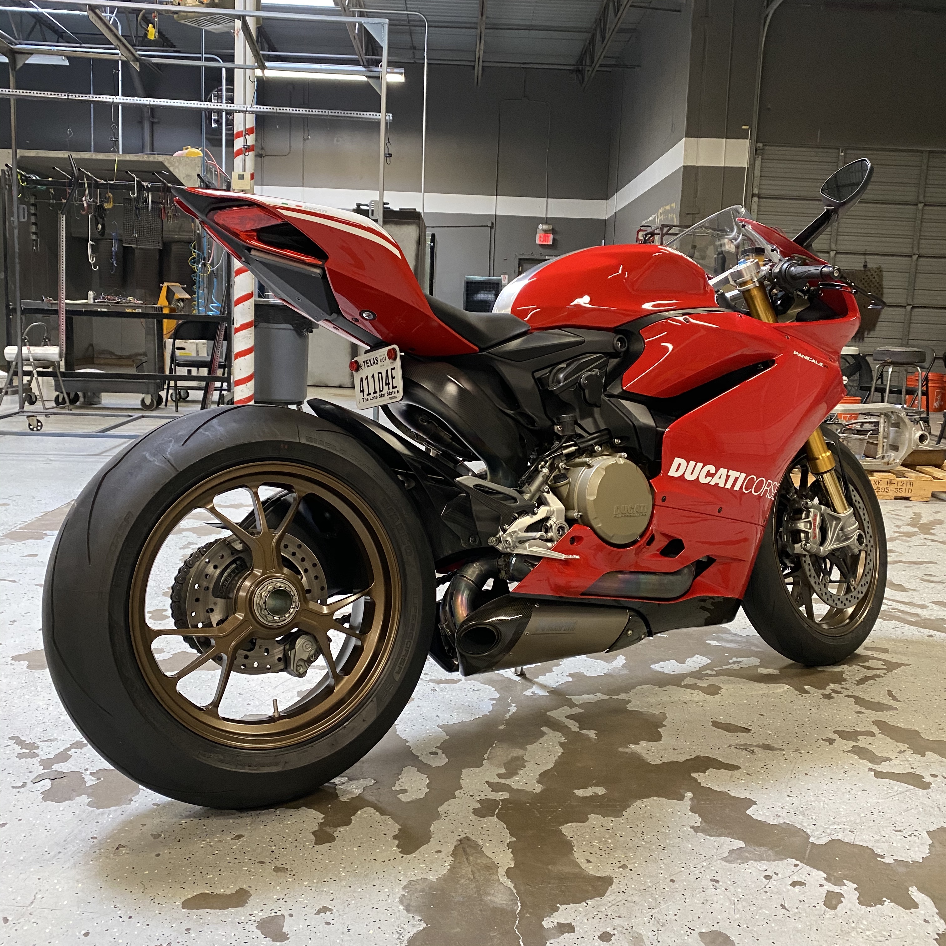 Refinished Ducati Wheels finished in Soft Clear and Highland Bronze ...