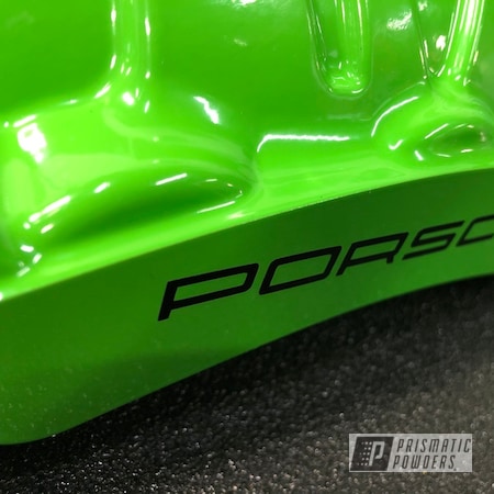 Powder Coating: Sweet Pea Green PSS-1070,Automotive Parts,Porsche Brake Kit,Porsche,Automotive,Calipers,Brake Calipers,Brakes