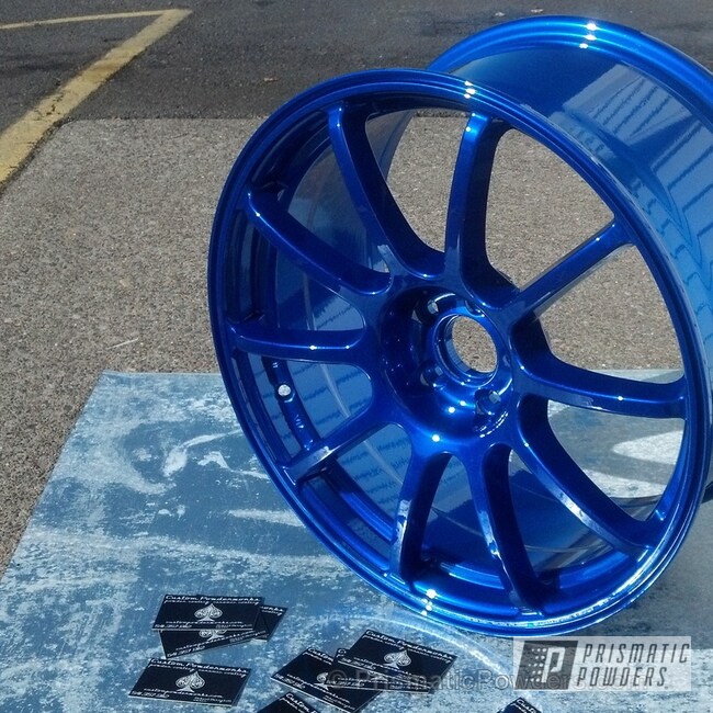Super Chrome With Peeka Blue Top Coat Gallery Project Prismatic Powders