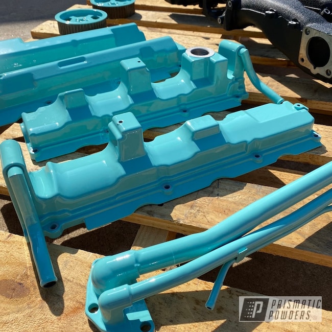 Powder Coated Nissan Valve Cover And Parts In Pps-2974