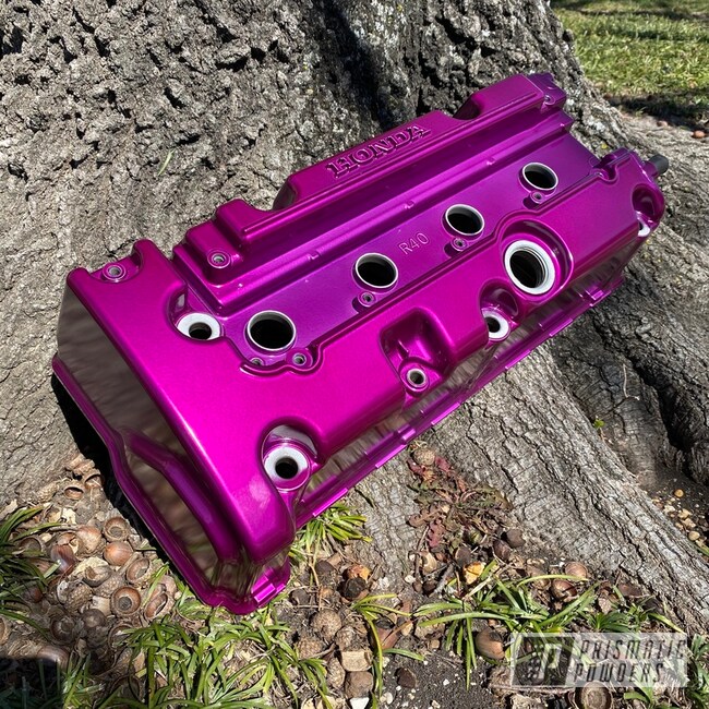 Powder Coated Acura Valve Cover In Pps-2974 And Pss-4514