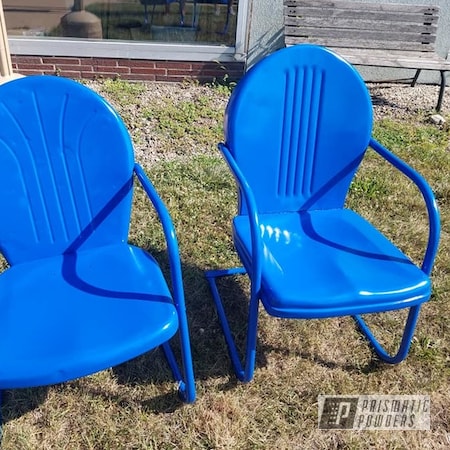 Powder Coating: Lawn Chairs,Patio Chairs,Vintage Chairs,Furniture,Brazilian Blue PMB-0770