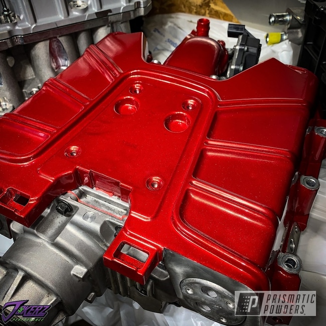 Powder Coated Ported Audi A4 Supercharger In Hss-2345 And Upb-1590