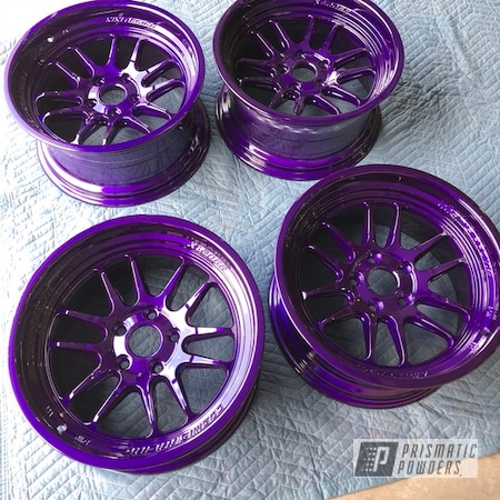 Powder Coating: 19" Wheels,19" Aluminum Rims,Illusion Purple PSB-4629,Automotive,Wheels