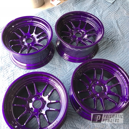 Powder Coating: 19" Wheels,19" Aluminum Rims,Illusion Purple PSB-4629,Automotive,Wheels