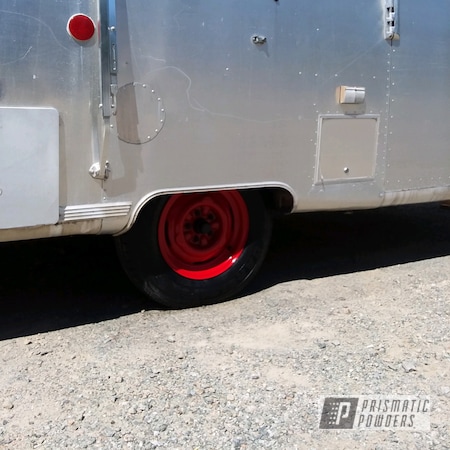 Powder Coating: Really Red PSS-4416,Rims,Trailer,Automotive,Airstream,Wheels