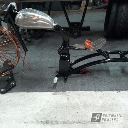 Powder Coating: Ink Black PSS-0106,Motorcycles,Clear Vision PPS-2974,LooseSpokz,Wheels