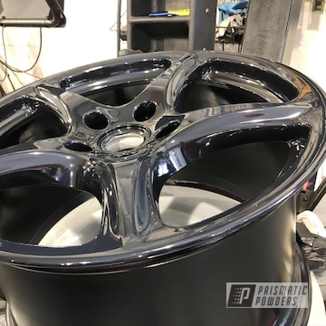 Powder Coated Porsche 911 Wheel In Pps-2974 And Pss-0106