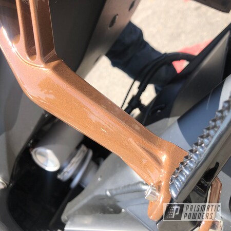 Powder Coating: Motorcycles,Copper Frost PMB-5643,Clear Vision PPS-2974,Automotive,Motorcycle Parts,Motorcycle Wheels