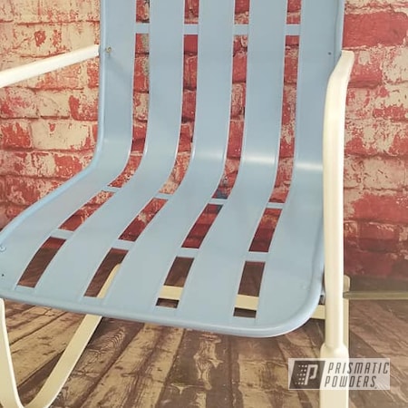 Powder Coating: FLAT TROLL BLUE PSB-10155,Lawn Chairs,Patio Chairs,Patio Furniture,FLAT LUCKY BLUE PSB-4458,Outdoor Chairs,Vintage Chairs,Low Gloss White PSB-6323