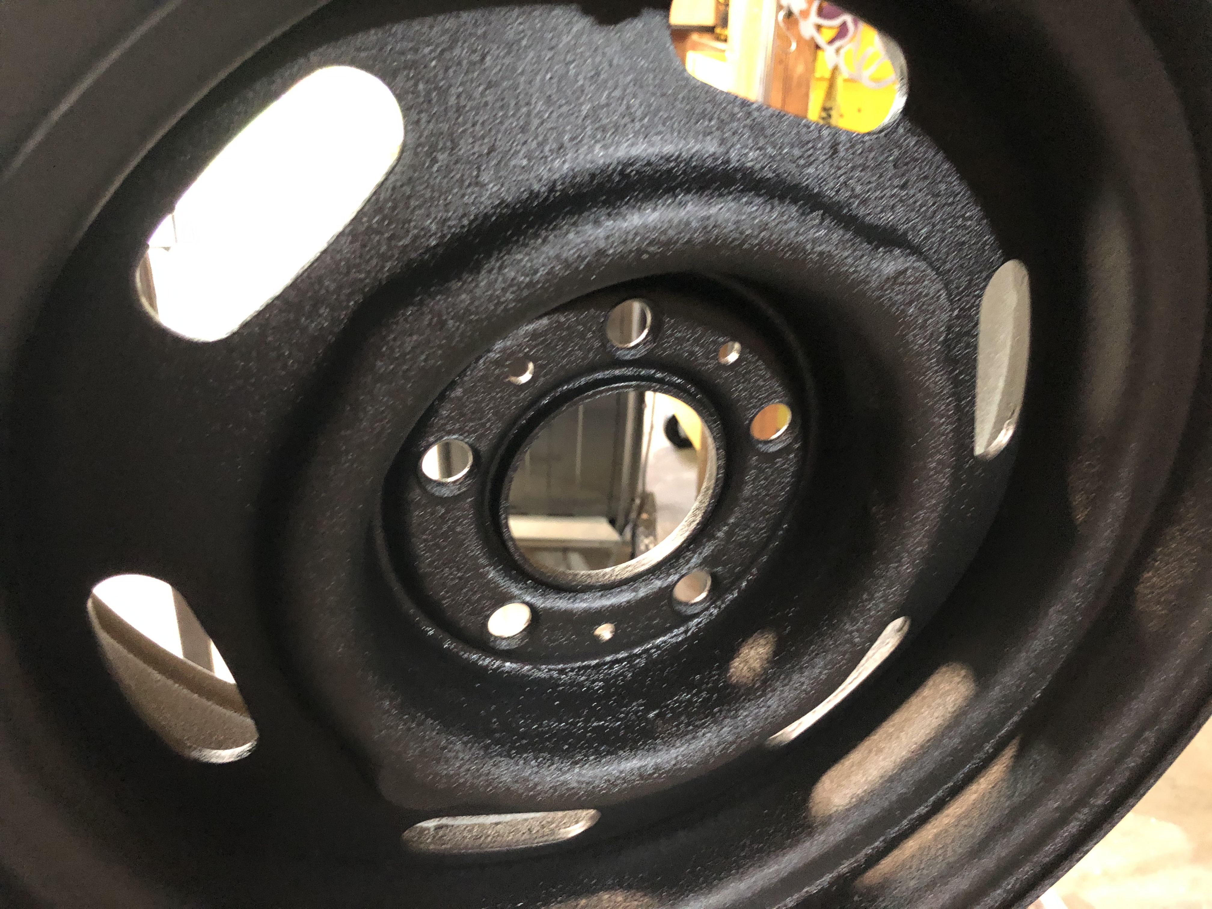 1970 Dodge Dart Rims done in Desert Nite Black | Prismatic Powders