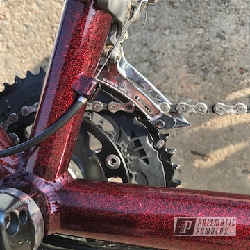 Powder Coated Rans Phoenix Bike Frame In Pss-0106 And Ppb-4694