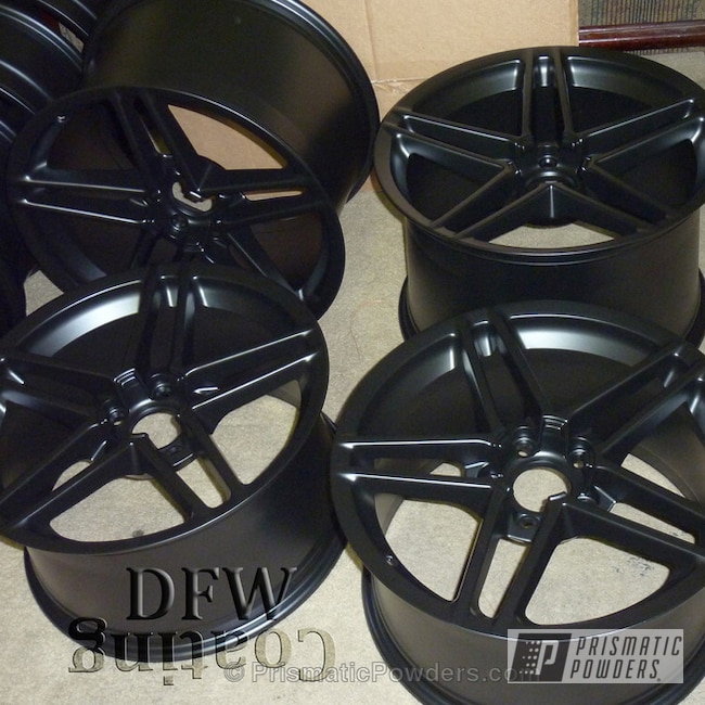 Silk Satin Black Powder Coating Gallery Prismatic Powders