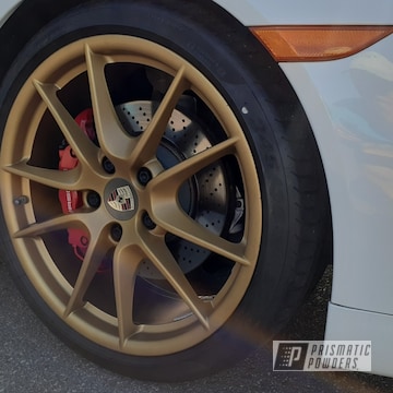 Powder Coated 20 Inch Wheels In Pmb-6487 And Ppb-4761