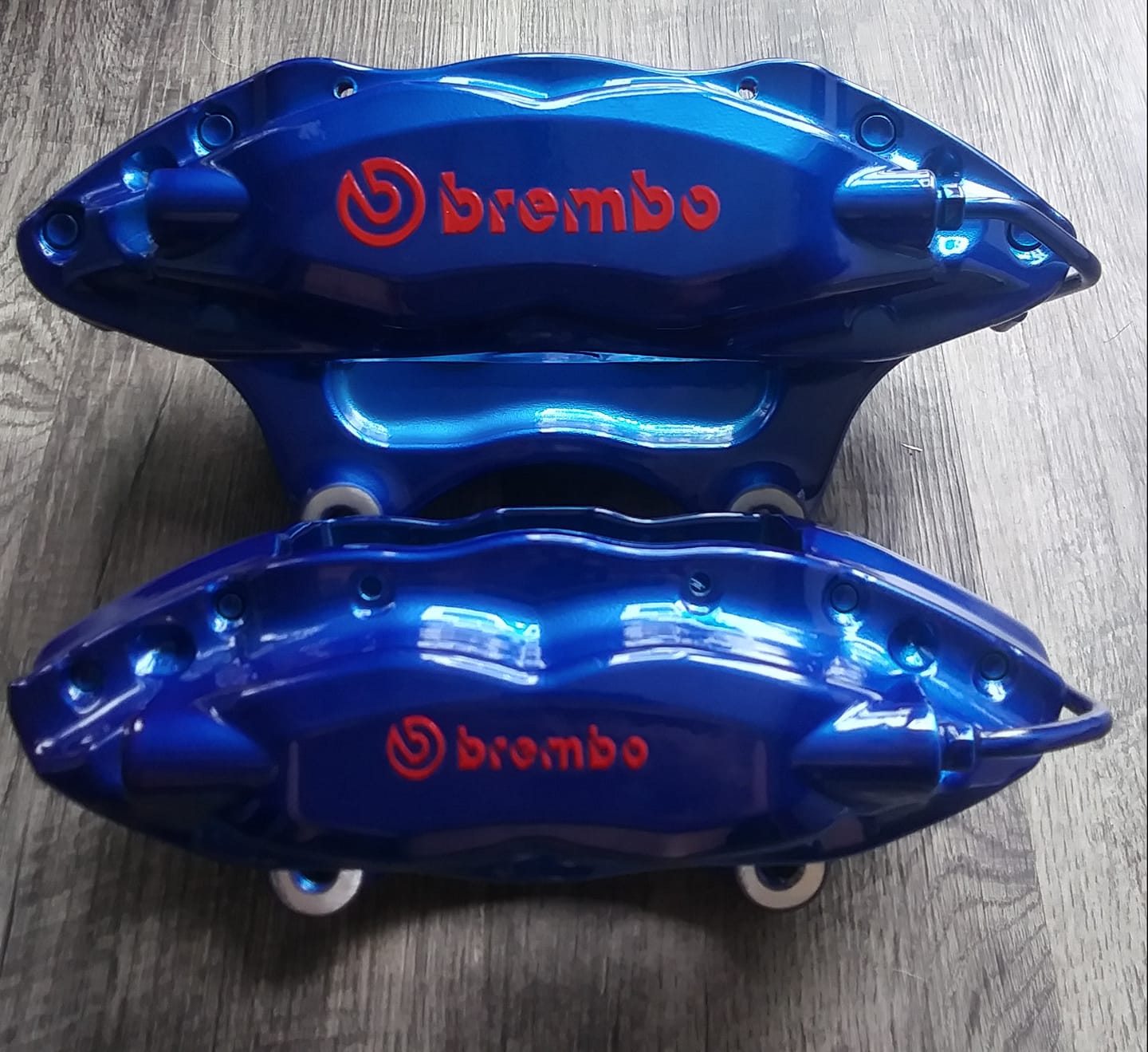 Calipers Blue Color Brembo Brake Calipers in Clear Vision, Peeka Blue and Super Chrome II ...