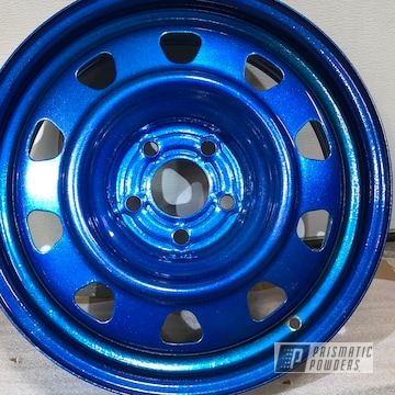 Powder Coated Steel Hyundai Wheels In Ppb-2757 And Pss-10300