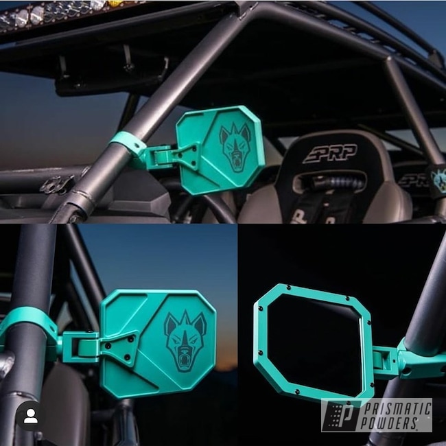 Powder Coated Utv Mirrors In Pmb-5688 And Pps-4005