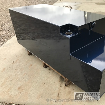 Powder Coating: Custom,Fuel Tank,Clear Vision PPS-2974,Automotive,Solid Tone,Clear Coat Used