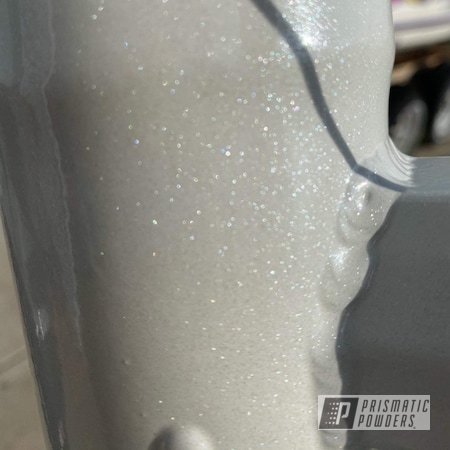 Powder Coating: Shattered Glass PPB-5583,AQUA CLEAR UPS-1680,Automotive,2 Stage Application,Illusion Lite Blue PMS-4621,Intake,Car Parts,Chevy,Automotive Parts