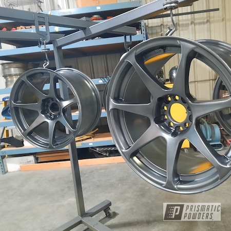 Powder Coating: Wheels,Automotive,Speedway Grey PMB-4911,18" Aluminum Rims
