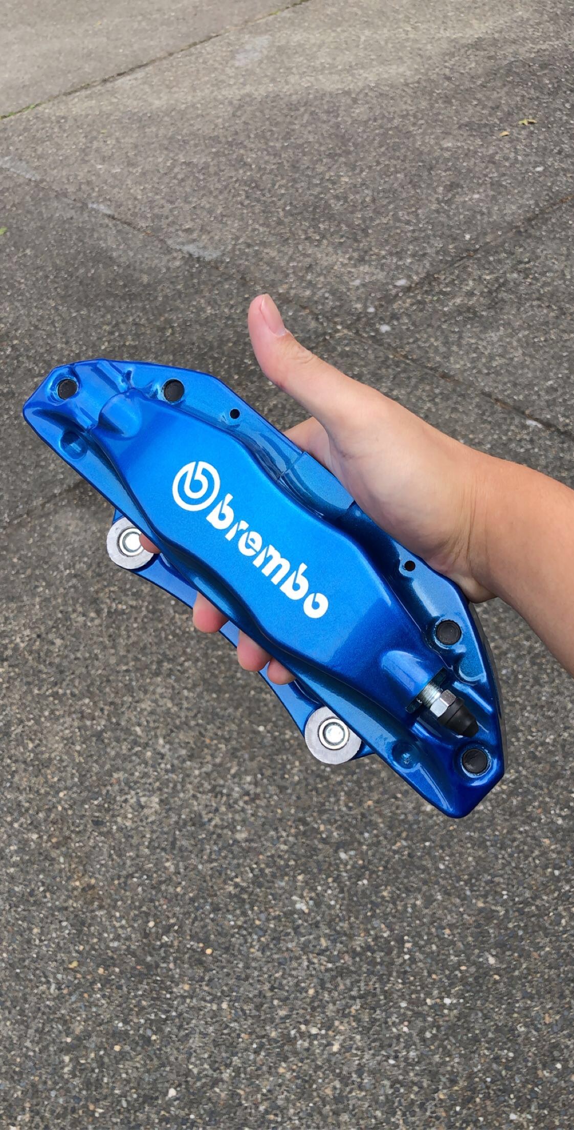 Calipers Blue Color Brembo Brake Calipers done in Iced Candy Blue | Prismatic Powders