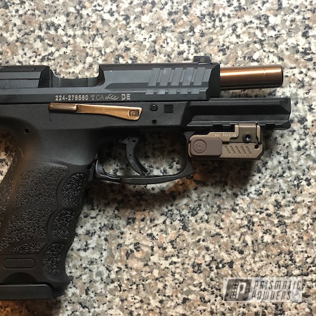 Powder Coating: Handgun,Heckler & Koch VP9,Gun,9mm,Sable Brown II PPB-5972