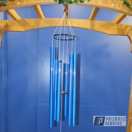 Powder Coating: Booty Blue PPB-2757,Miscellaneous,Grace Note Wind chimes,LOLLYPOP RED UPS-1506