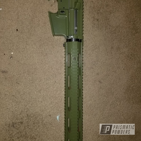 Powder Coating: Custom,AR15,ARMY,parts,Army Green PSB-4944