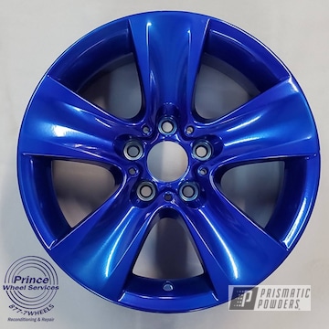Powder Coated Custom Rims In Upb-6743 And Pss-10300