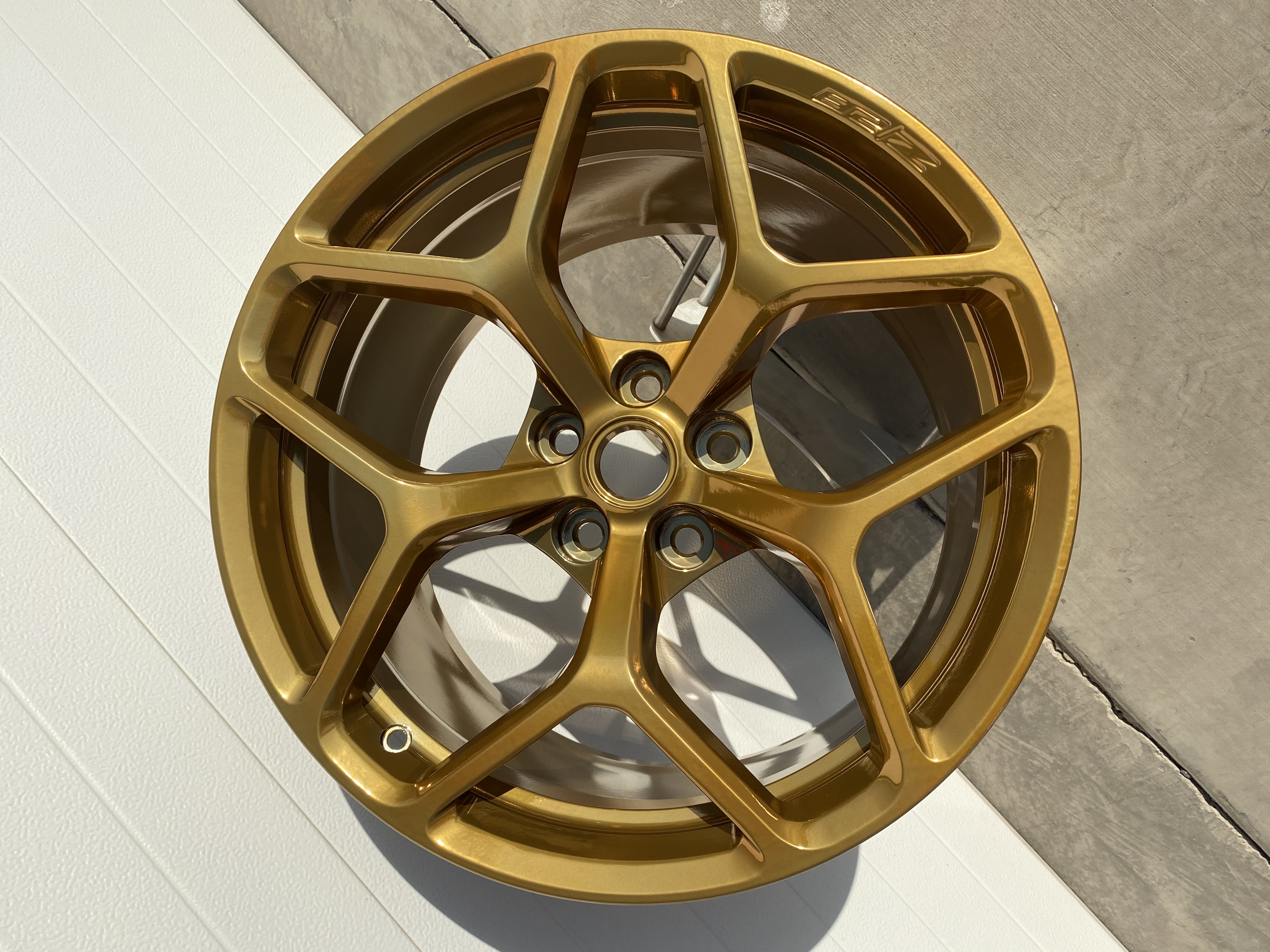 Chevy Camaro z28 Wheels with Transparent Gold and Super Chrome II ...
