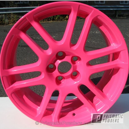 Powder Coating: Wheels,Custom,powder coating,powder coated,Prismatic Powders,Sassy PSS-3063,Pink Wheels