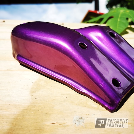 Powder Coating: Purple Glaze PPB-2846,Custom Parts,Casper Clear PPS-4005