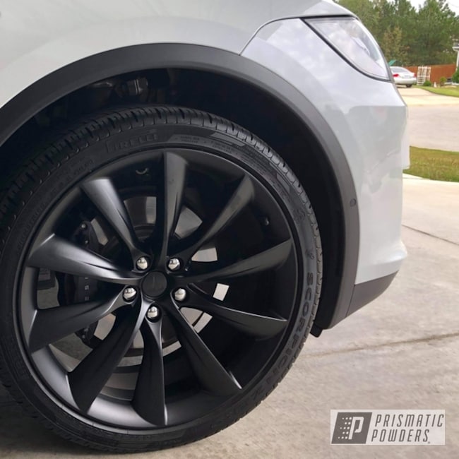 Powder Coated 2019 Tesla Model X 22 Inch Rims In Uss-1522