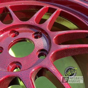 Powder Coated 18 Inch Aluminum Wheels In Ups-1506 And Pvs-3083