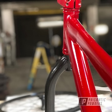 Powder Coated Two Tone Bicycle Frame