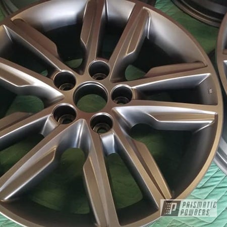 Powder Coating: Aluminum Wheels,Evo Grey PMB-5969,17" Aluminum Rims,Automotive Rims,Automotive,Aluminum Rims,Toyota Rims,Wheels