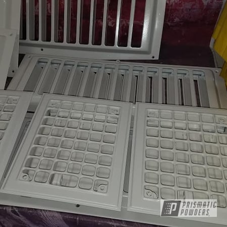 Powder Coating: Off White II PSB-2543,Heater Vents,House Duct Vents,Vintage Heat Vents