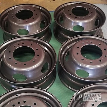 Powder Coated Dually Truck Rims In Pmb-5027
