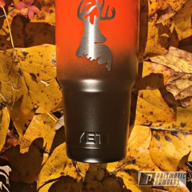 Powder Coated Hunting Themed Yeti Tumbler In Pmb-2282 And Hss-1336