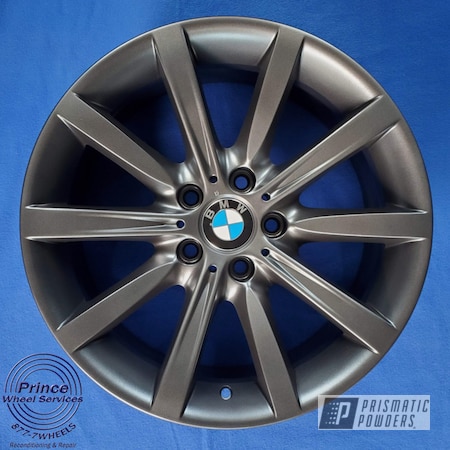 Powder Coating: Wheels,Alloy Wheels,Graphite Charcoal PMB-5458,BMW,Aluminum